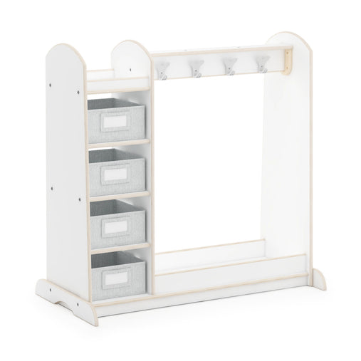 G80220 EdQ Essentials Dress Up Storage with Bins White Main1-1 | White