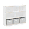 EdQ 3-Shelf 8-Compartment Storage with Bins - 36