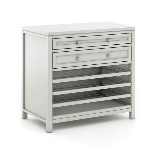 G77200 Martha Stewart Crafting Kids Art Storage with Drying Racks Gray | Gray