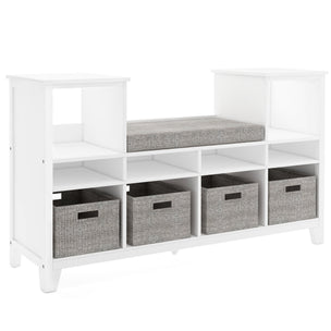 G76800 Martha Stewart Living and Learning Kids' Reading Nook White | Linen White