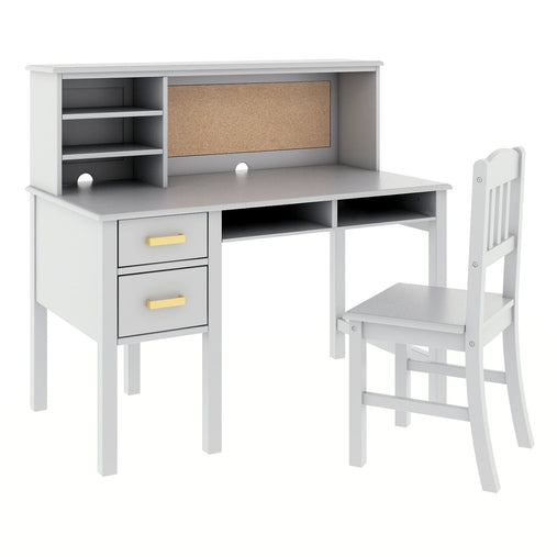 G27651 Taiga Desk Gray Silo 1 | Gray