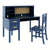 G27652 Taiga Desk Navy Silo 1 | Navy