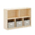 G80313 EdQ Essentials Two Shelf Compartment Storage 30in Natural Main-1 | Natural