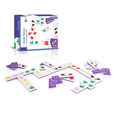 Guidecraft Jumbo Texture Food Dominoes