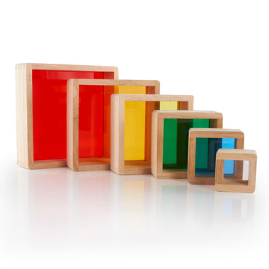 Guidecraft Stacking Rainbow Pyramid G5066 03