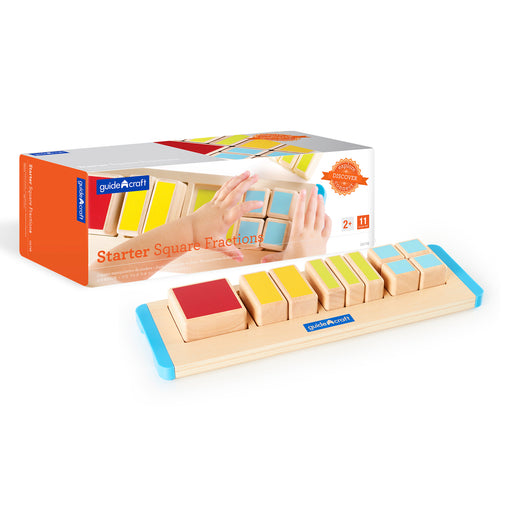 Guidecraft Starter Square Fractions