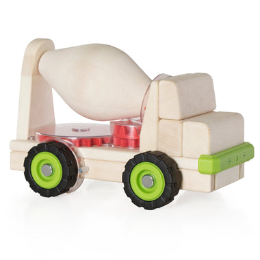 Guidecraft Block Science - Big Cement Mixer Truck