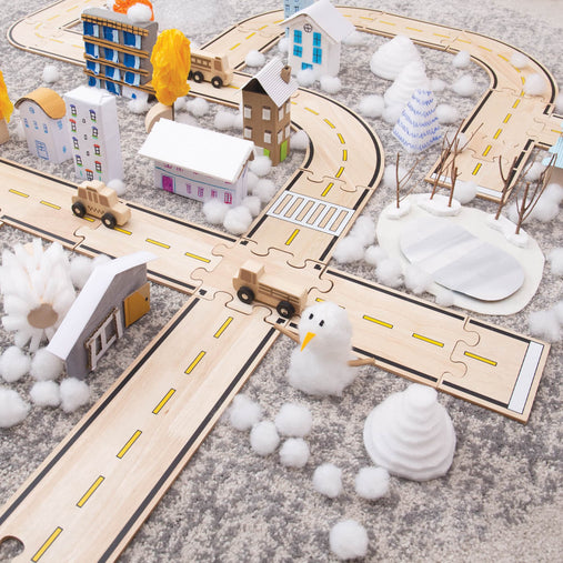 G6715 Double-sided Roadway System 42 Pcs. Set Environment 97