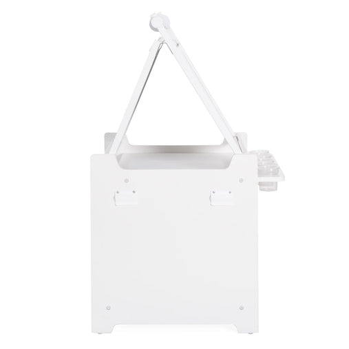 G51090_Desk to Easel Art Cart_White_Silo 2 Config 1 Side | White