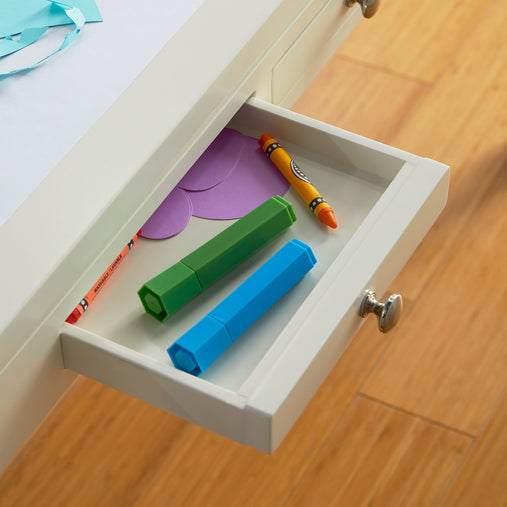 G77107 Martha Stewart Crafting Kids Art Table and Paper Roll White Env Detail 1 | Creamy White