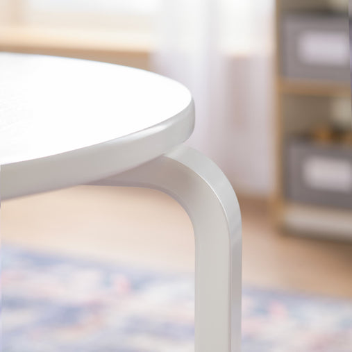 G81041_Nordic Table and 4 Chairs_White_Env 2426 | White