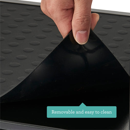 G97503 Martha Stewart Kitchen Helper Charcoal_Mat | Charcoal