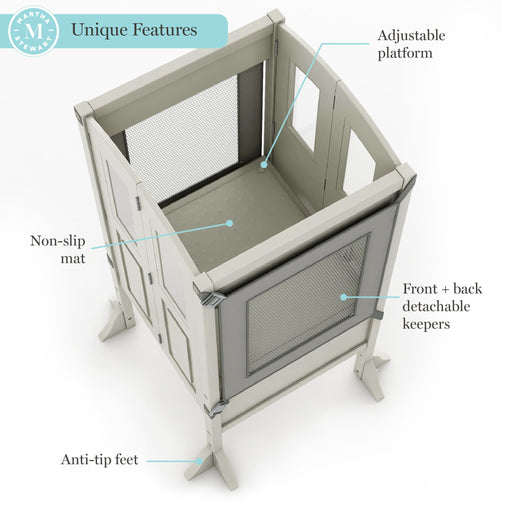 G97553-MS Kitchen Helper Tray Bundle Taupe2 | Taupe