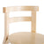 G81040 Nordic Table and 4 Chairs Natural Silo 3 Chair Detail B | Natural