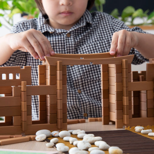 G6115 Tabletop Notch Blocks Eastern 132 pc. set Lifestyle 15 | 132