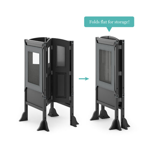 G97503 Martha Stewart Kitchen Helper Charcoal Foldable | Charcoal