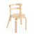 G81040 Nordic Table and 4 Chairs Natural Silo 2 Chair | Natural
