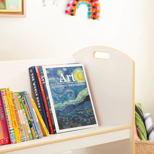 G80333 EdQ Book Cart White Env Details 2783 | White