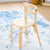 G81040 Nordic Table and 4 Chairs Natural Env 0783 | Natural