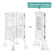 G97324 Classic Kitchen Helper White Folding | White