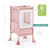 G97344 Contemporary Kitchen Helper Stool Pink Dimension  Greenguard | Pink