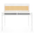 G76808 Kids' Desk with Hutch and Chair White Front | Linen White