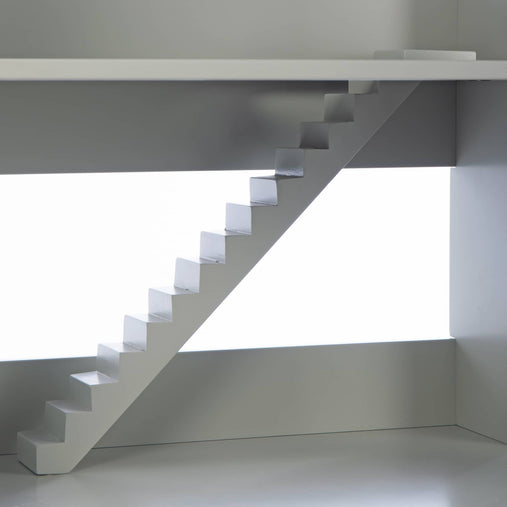 G76907 Martha Stewart Dollhouse White Detail 1 | Gray