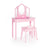 G87403 Classic Vanity and Stool Pink Main | Pink