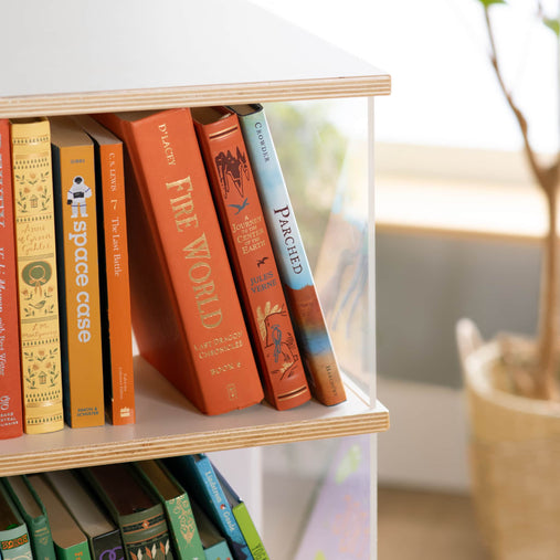 G80337 EdQ Rotating Big Book Display White Env 2595 | White