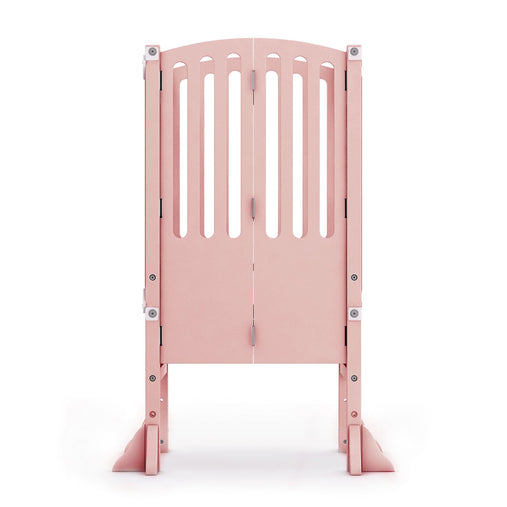 G97344 Contemporary Kitchen Helper Stool Pink Side | Pink