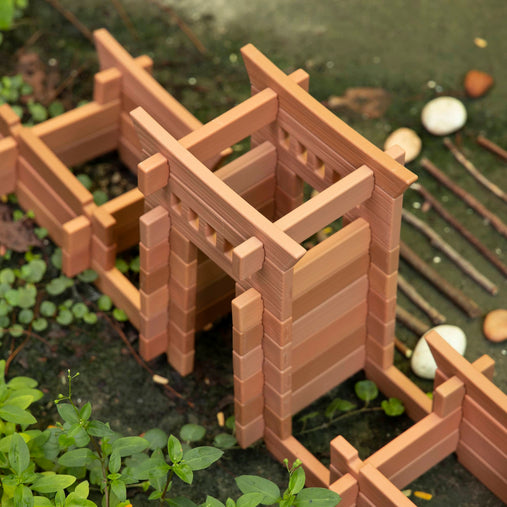 G6114 Tabletop Notch Blocks Eastern 87 pc. set Environment 37 | 87