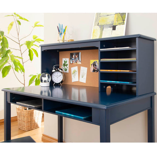G27641 Navy Media Desk Quarter | Navy