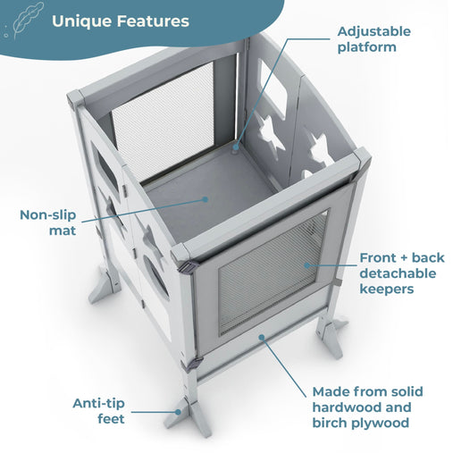 G97540 Kitchen Helper Features Classic Grey | Gray