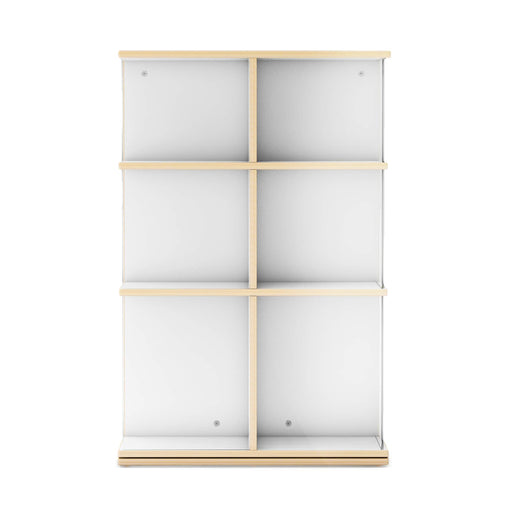 G80337 EdQ Rotating Big Book Display White Silo 2 Side | White