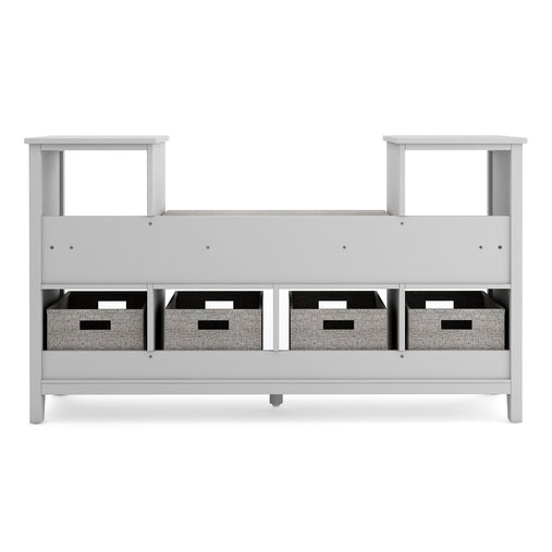 G76900 Martha Stewart Living and Learning Kids' Reading Nook Gray Back | Gray