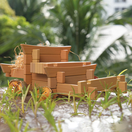 G6115 Tabletop Notch Blocks Eastern 132 pc. set Environment 147 | 132