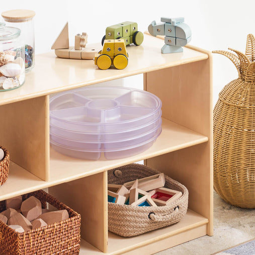 G4702 Loose Parts Sorting  Tray Set of 4 Clear Environment 1 | Clear