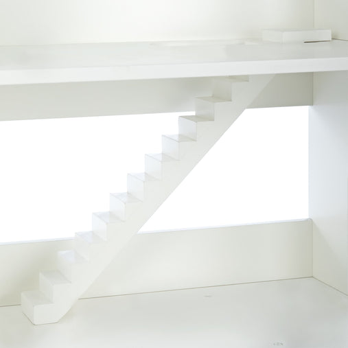 G76807 Martha Stewart Dollhouse White Detail 1 | Linen White