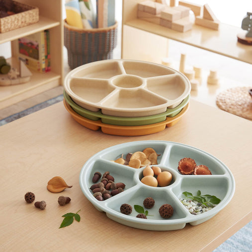 G4701 Loose Parts Sorting  Tray Set of 4 Earth Toned Environment 1 | Earth-toned