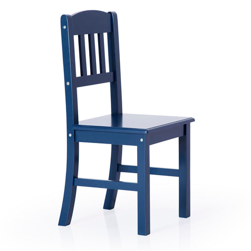G27641 Media Desk Navy Chair Quarter | Navy