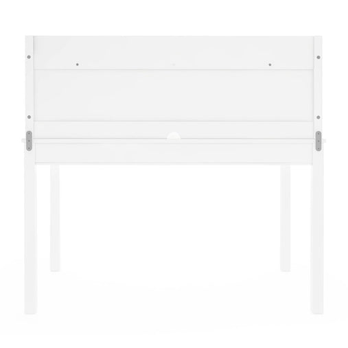 G76808 Kids' Desk with Hutch and Chair White Back | Linen White