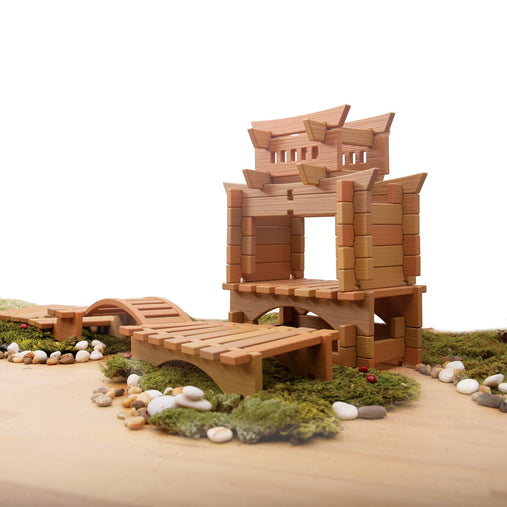 G6115 Tabletop Notch Blocks Eastern 132 pc. set Studio 16 | 132