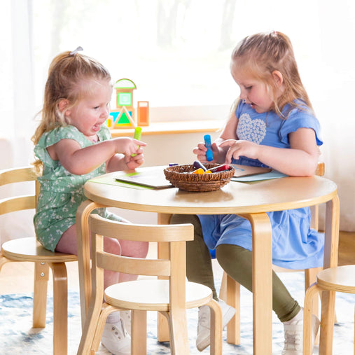 G81040 Nordic Table and 4 Chairs Natural Lifestyle 0497 | Natural