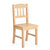 G27653 Media Desk Natural Silo 2 Chair Main | Natural