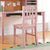 G27640 Media Desk and Chair Pink Detail 1 | Pink