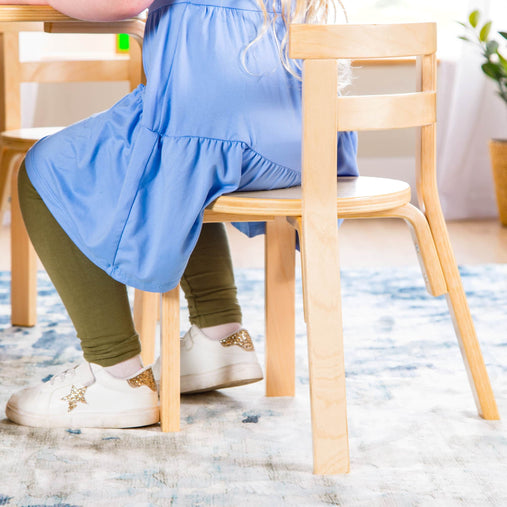 G81040 Nordic Table and 4 Chairs Natural Lifestyle 0741 | Natural