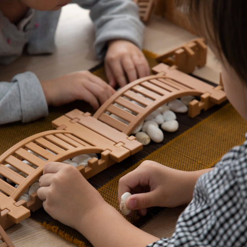 G6115 Tabletop Notch Blocks Eastern 132 pc. set Lifestyle 53 | 132