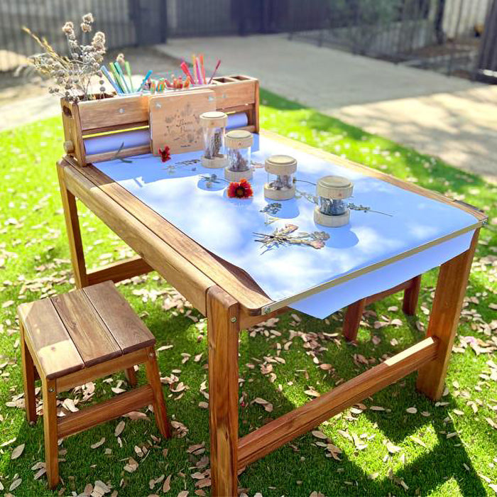 How to create an outdoor atelier for young children