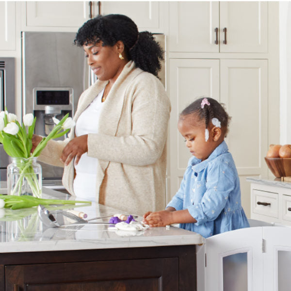 How to Create a Safe Kitchen for Toddlers Using the Kitchen Helper