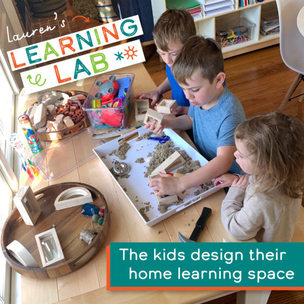 The Kids Help Design Their Home Learning Space – Lauren’s Learning Lab